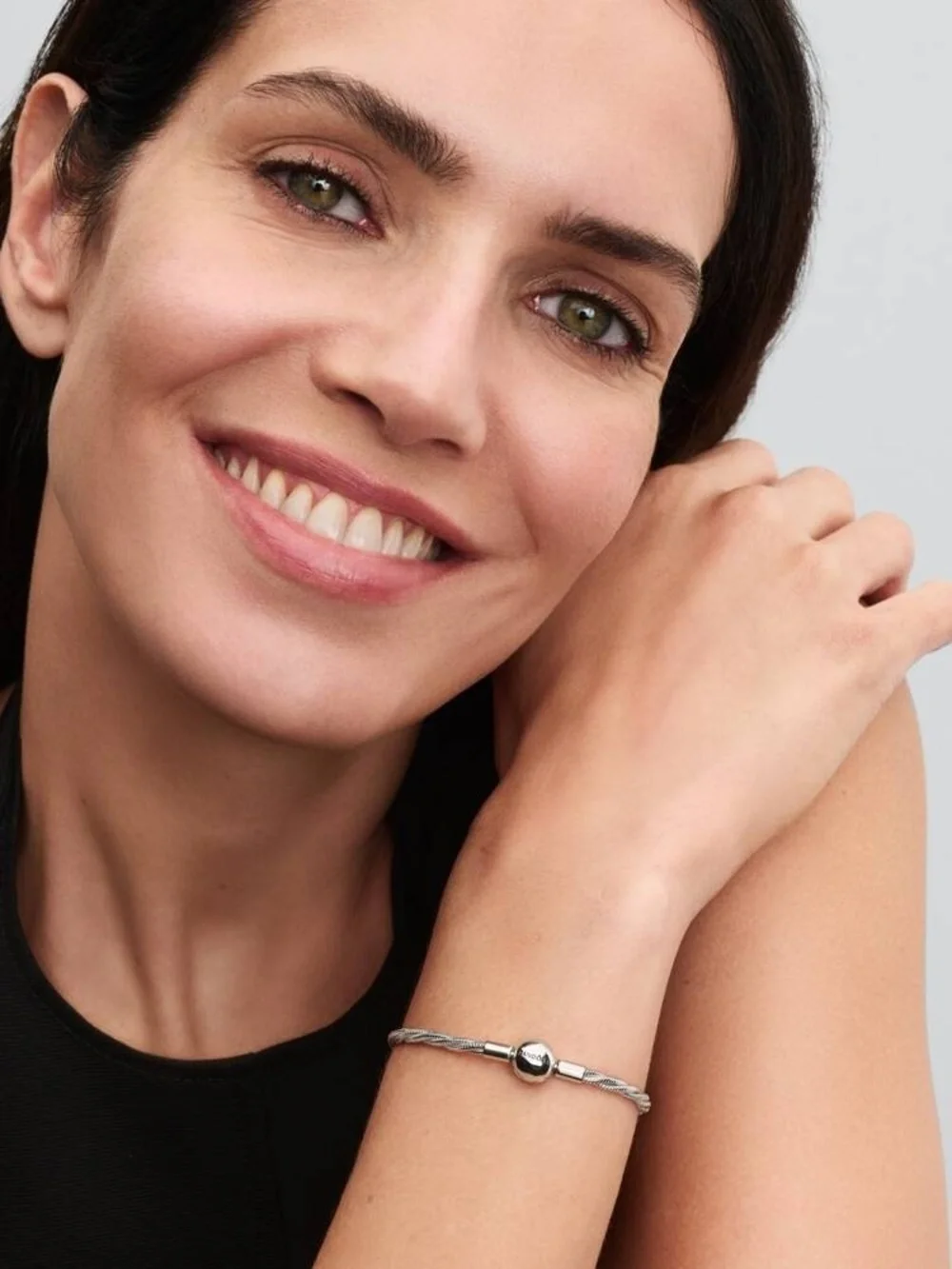 Pandora Round Pandora Clasp Twisted Snake Chain
